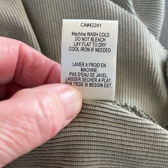 Young Fabulous Broke Stretchy Gray Ribbed Sleeveless Racerback Midi Dress SM/Med - Picture 11 of 12